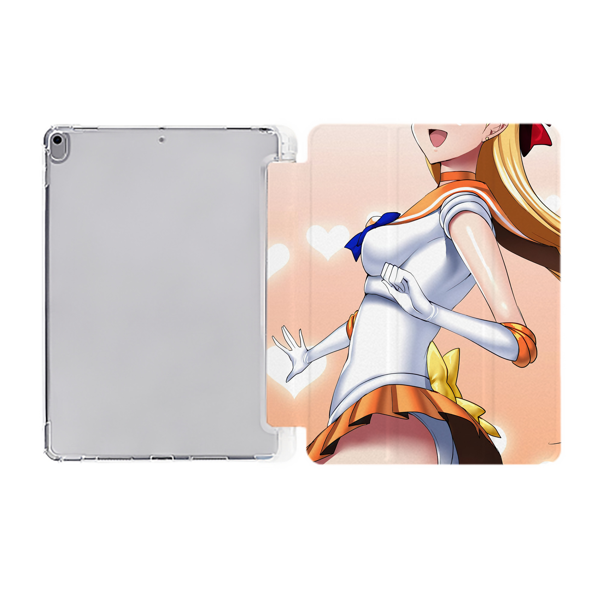 （画像用） 美少女戦士セーラームーン Sailor Moon IPad ケース ペン収納付き 三つ折りスタンド PUレザー×シリコン 対応機種9.5/10.5/10.9インチ